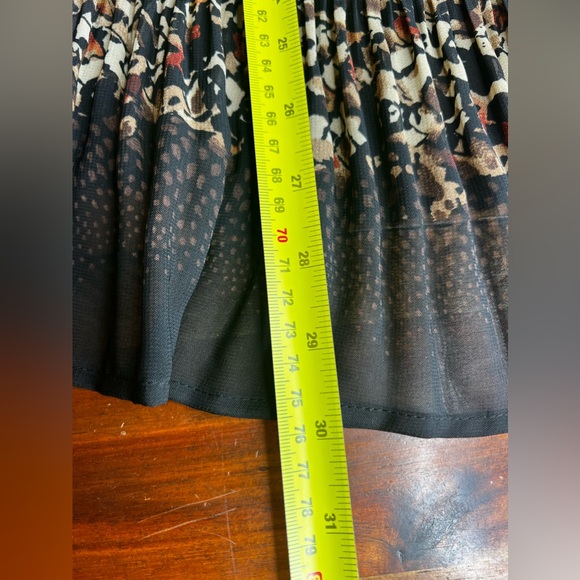 Dressbarn Animal Print Pleated Blouse - 1X - Picture 11 of 15